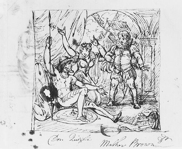 Scene from "Don Quixote"